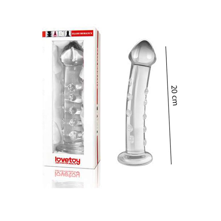 Dildo Love Toy Vidrio Con Textura M Eclipse Sex Shop En Quito Y