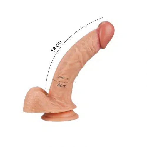 Dildo Super Realista Curvo